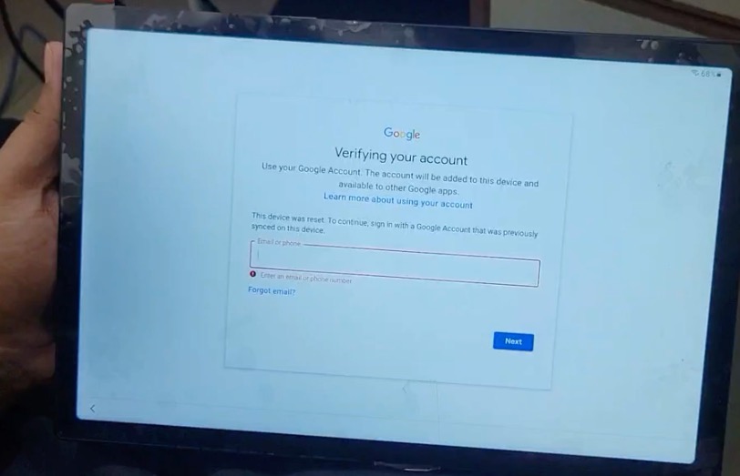 Samsung Galaxy Tab A8 SM-X200 FRP Bypass