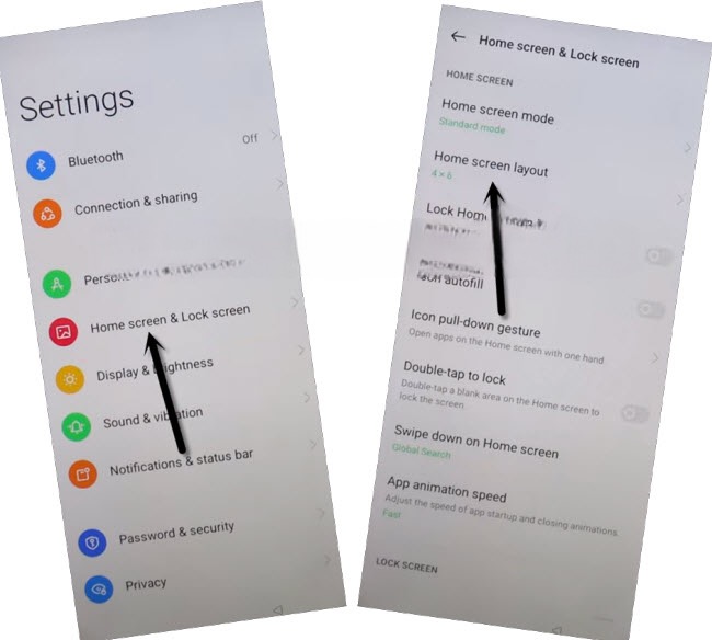 Go to Home Screen & Lock Screen