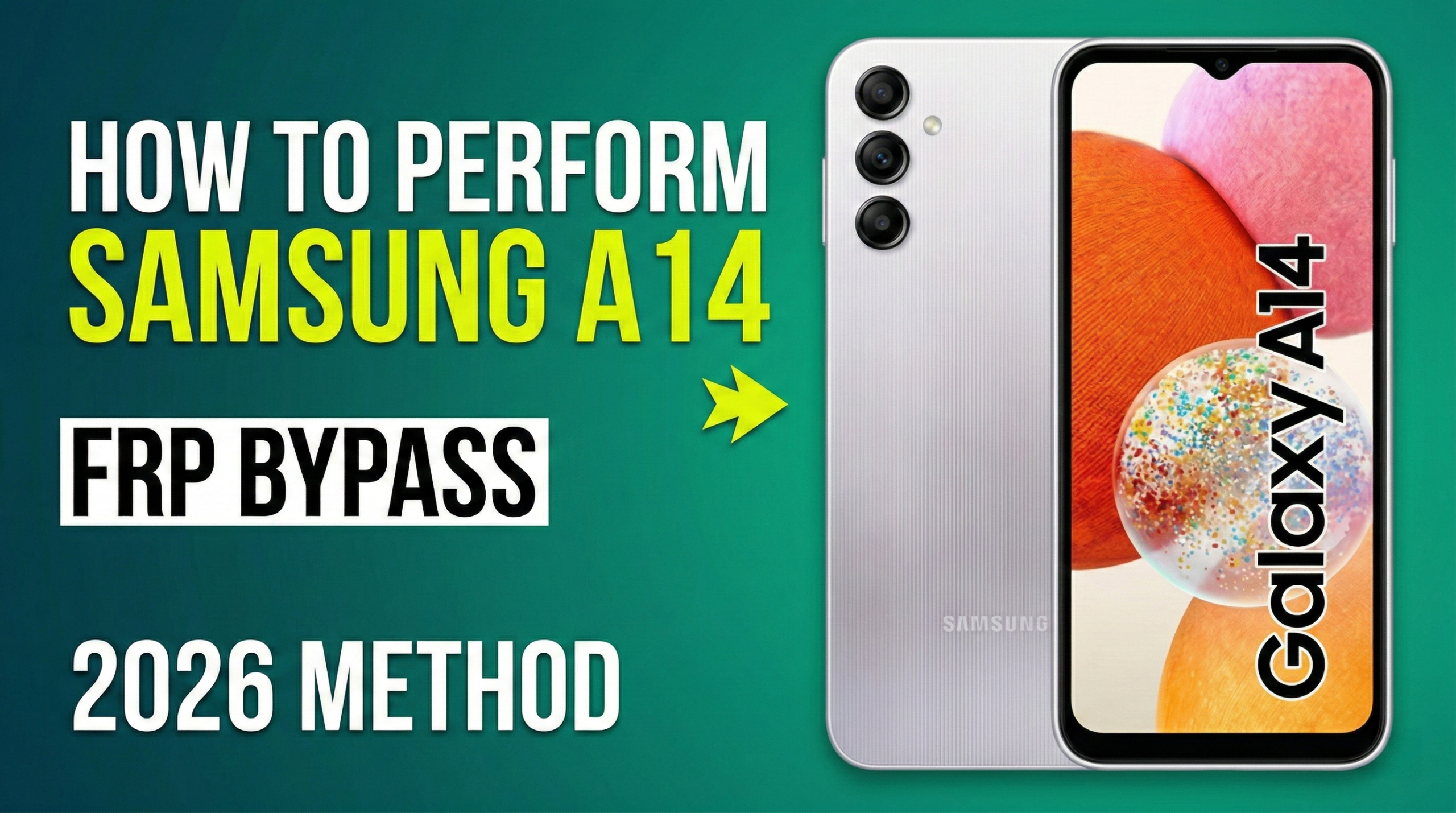 Galaxy A14 FRP Bypass